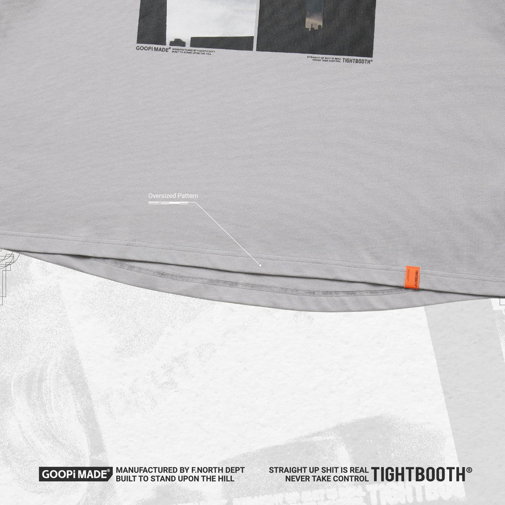 TBPR | “GMT-01T”超寬標誌 T 卹 #GRAY [GOOPI-23AW-DEC-TBPR-01]