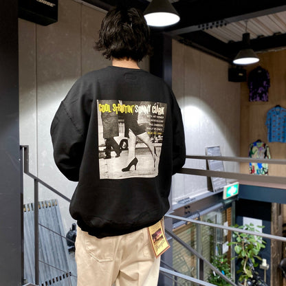 BLUE NOTE | CREW NECK SWEAT SHIRT -TYPE 2- #BLACK [BLUENOTE-WM-SS06]