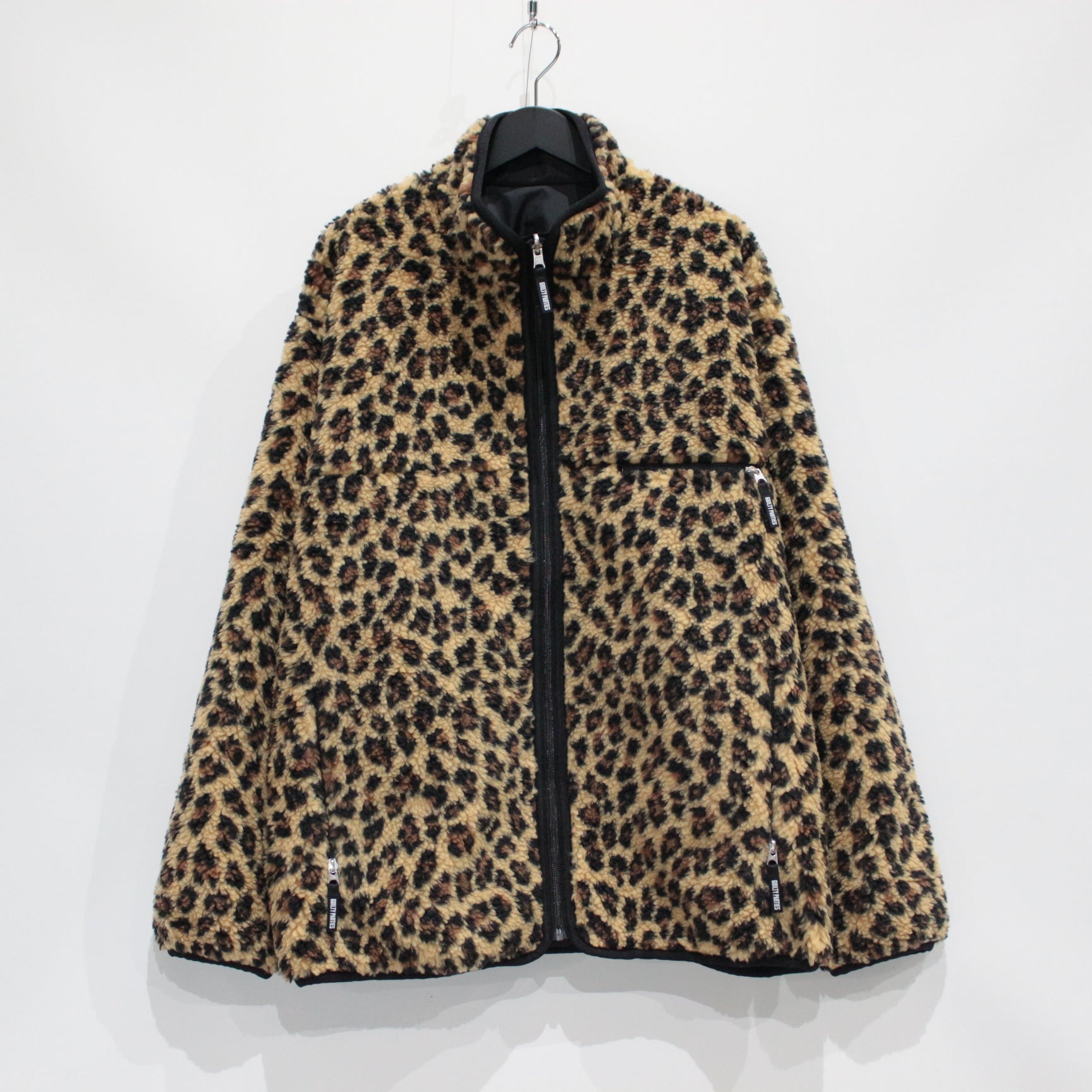 REVERSIBLE LEOPARD BOA JACKET #BEIGE [23FW-WMO-OD06]