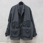 TECH LOOSE 2B JACKET TWILL #CHARCOAL [BJ-56024]