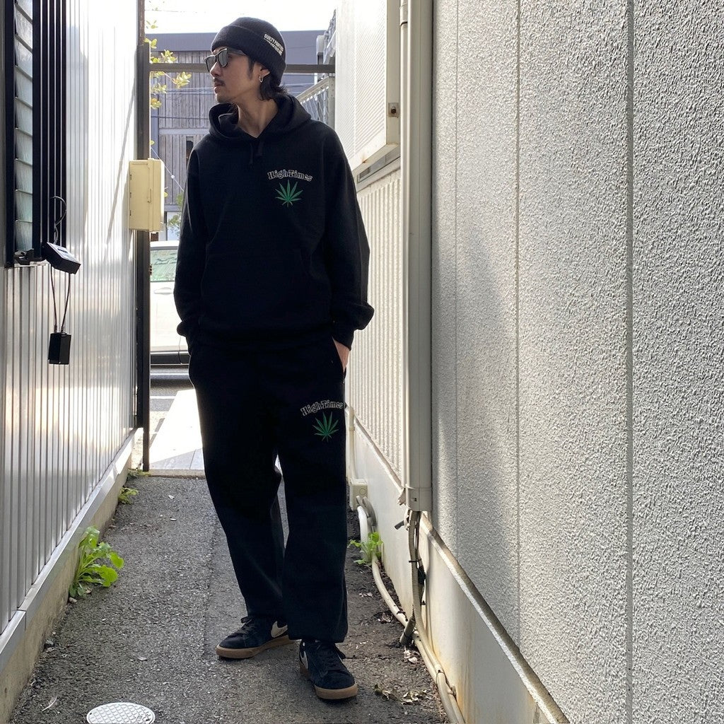 HIGHTIMES | 重型運動褲 - 類型 2- #BLACK [HIGHTIMES-WM-SP03]