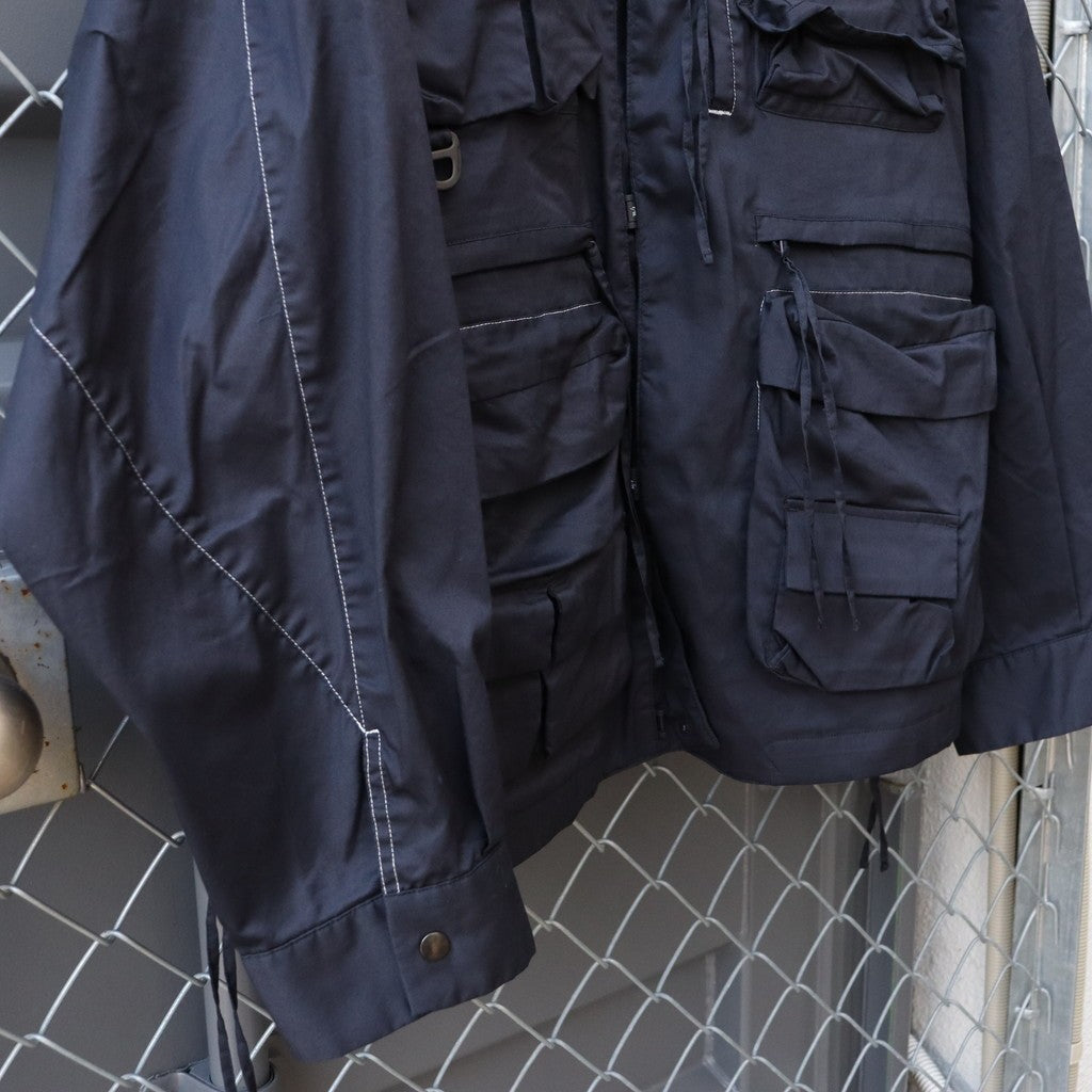 PIGMENT DYE UTILITY BLOUSON #NAVY [FPU08241U0001]