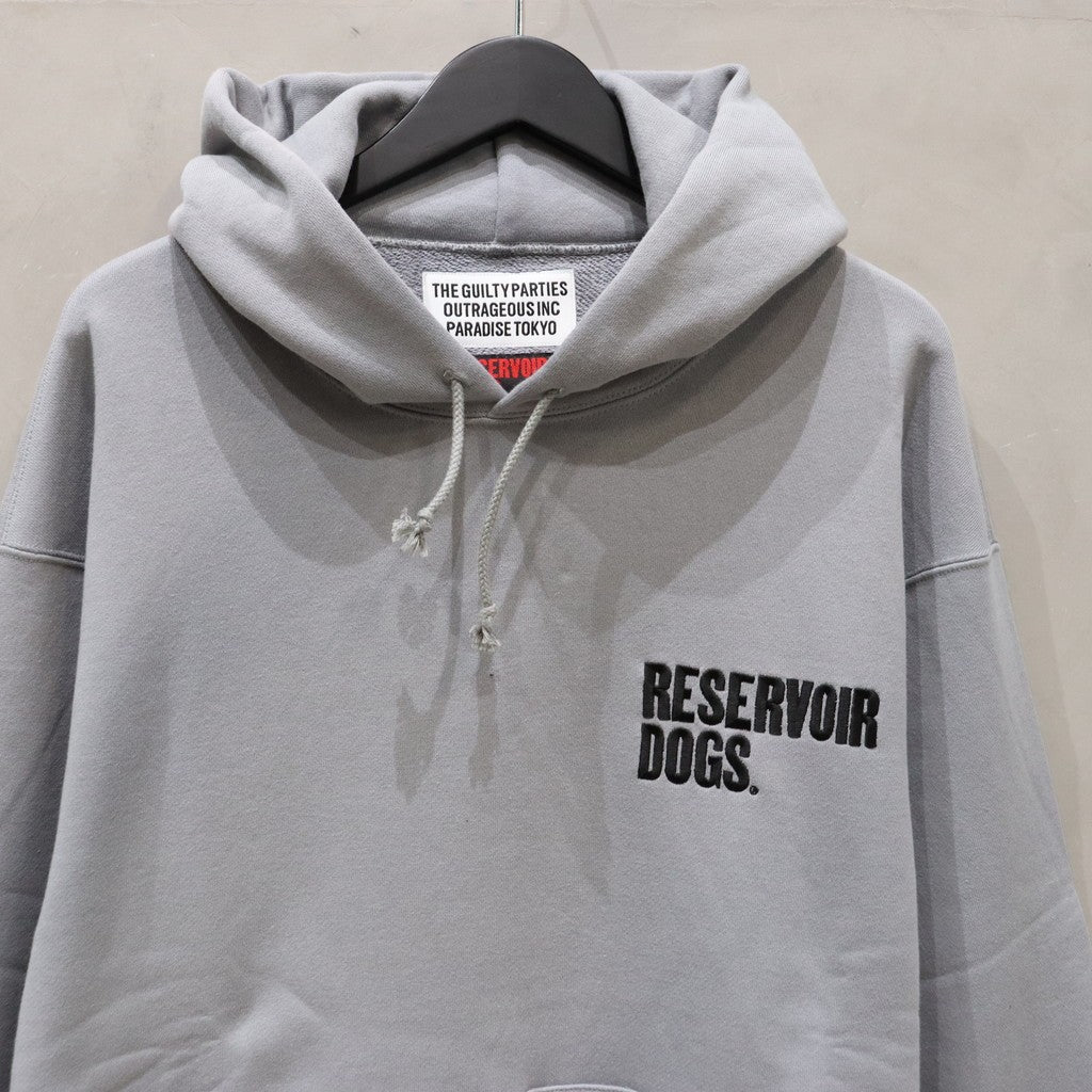 RESERVOIR DOGS | MIDDLE WEIGHT PULLOVER HOODED SWEAT SHIRT #GRAY [RD-WM-SS01]