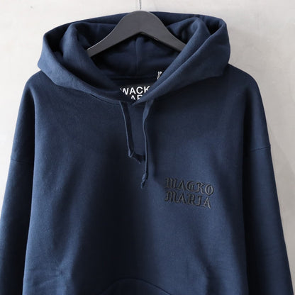 HEAVY WEIGHT PULLOVER HOODED SWEAT SHIRT -TYPE 2- #NAVY [24SS-WMC-SS05]