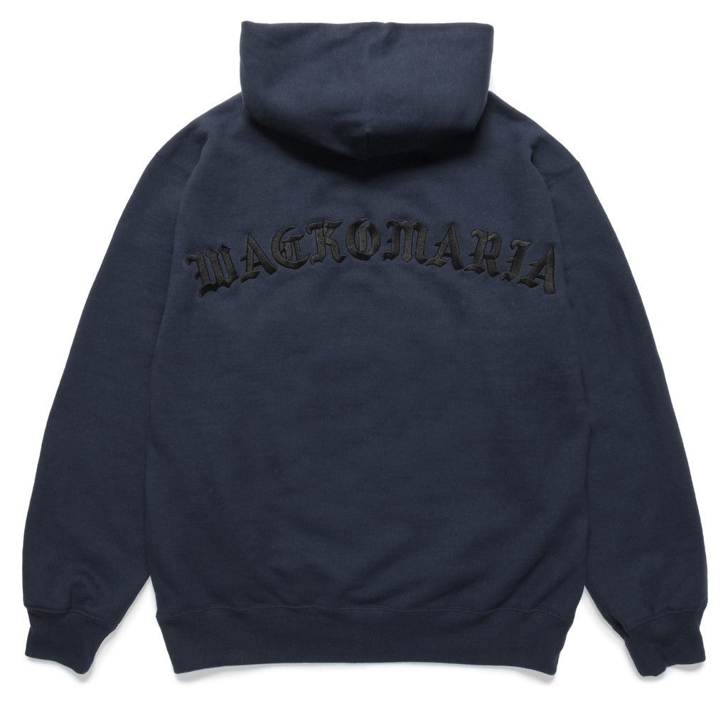 HEAVY WEIGHT PULLOVER HOODED SWEAT SHIRT -TYPE 2- #NAVY [24SS-WMC-SS05]