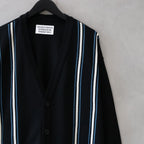 STRIPED CARDIGAN #BLACK [24SS-WMK-KN13]