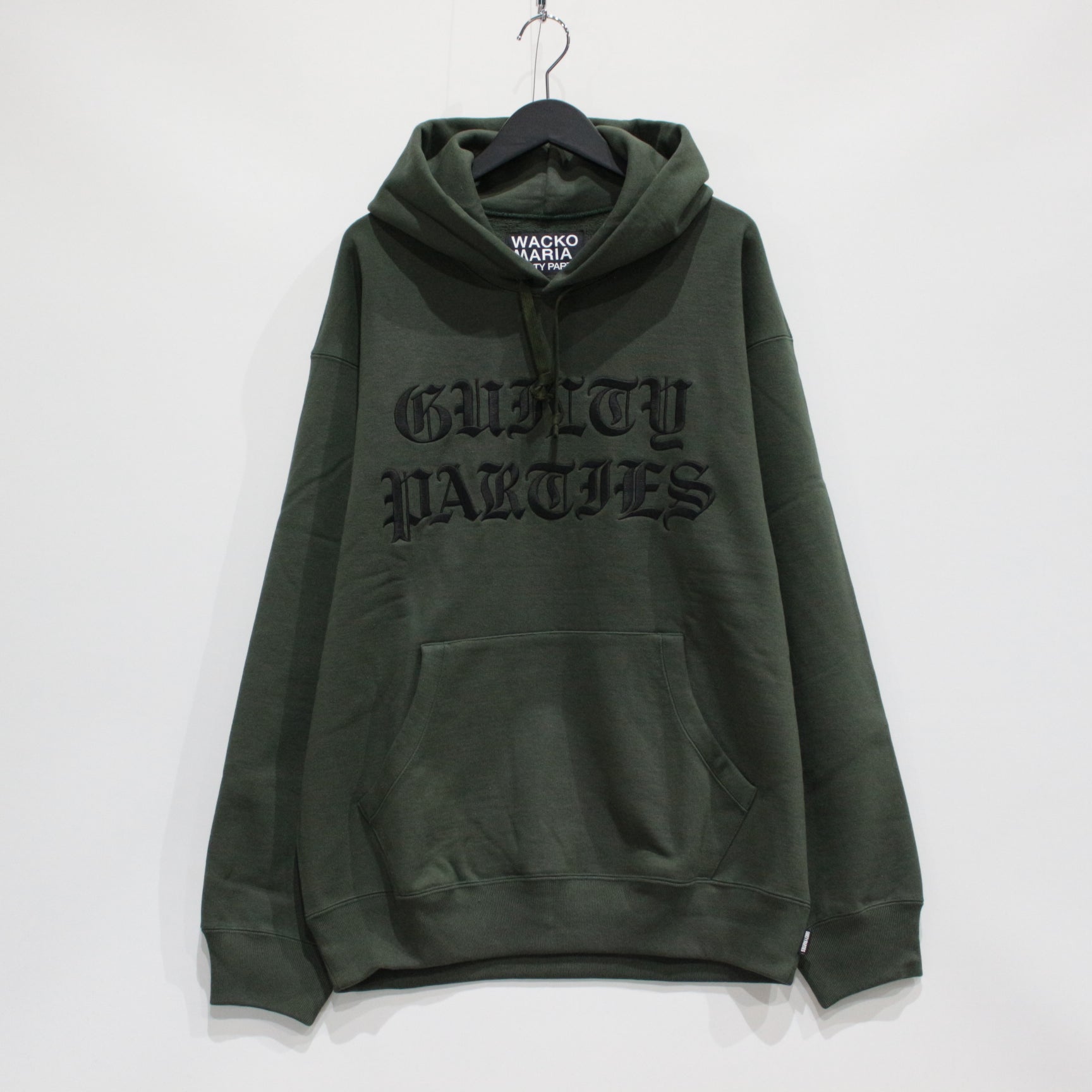 HEAVY WEIGHT PULLOVER HOODED SWEAT SHIRT -TYPE 3- #GREEN [23FW-WMC-SS04]