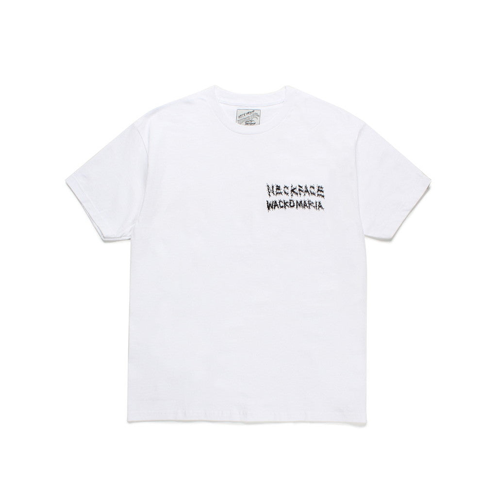 NECK FACE | CREW NECK T-SHIRT -TYPE 6- #WHITE [NECKFACE-WM-TEE31]