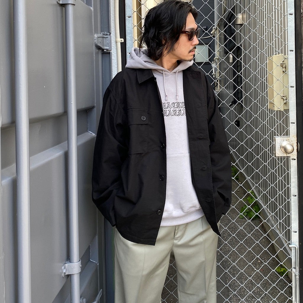 中等重量套頭連帽衛衣 - 類型 2- #灰色 [24SS-WMC-SS14]