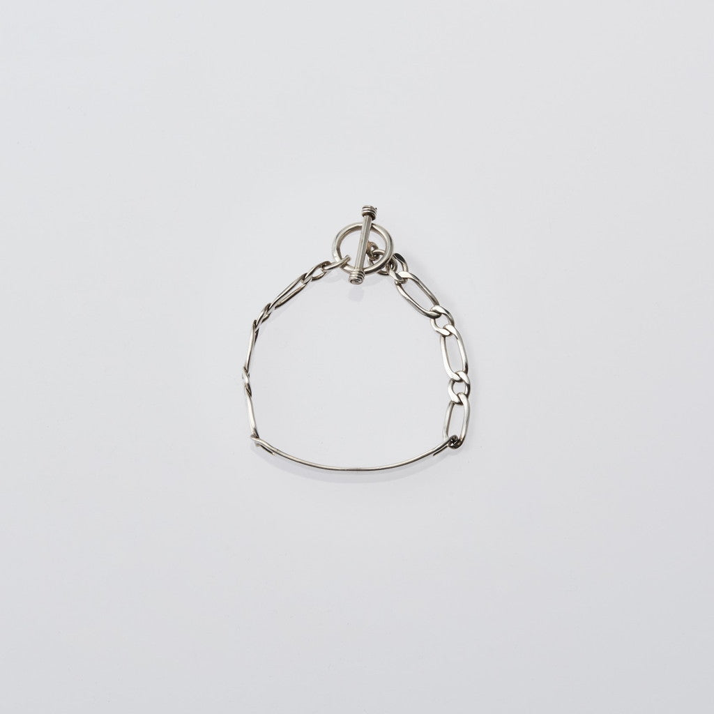 I.D Oval Mutual Link Bracelet -6mm- #SILVER [XOB039-19]
