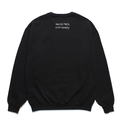 JIRO KONAMI | CREW NECK SWEAT SHIRT - TYPE 1 - #BLACK [JIROKONAMI-WM-SS01]