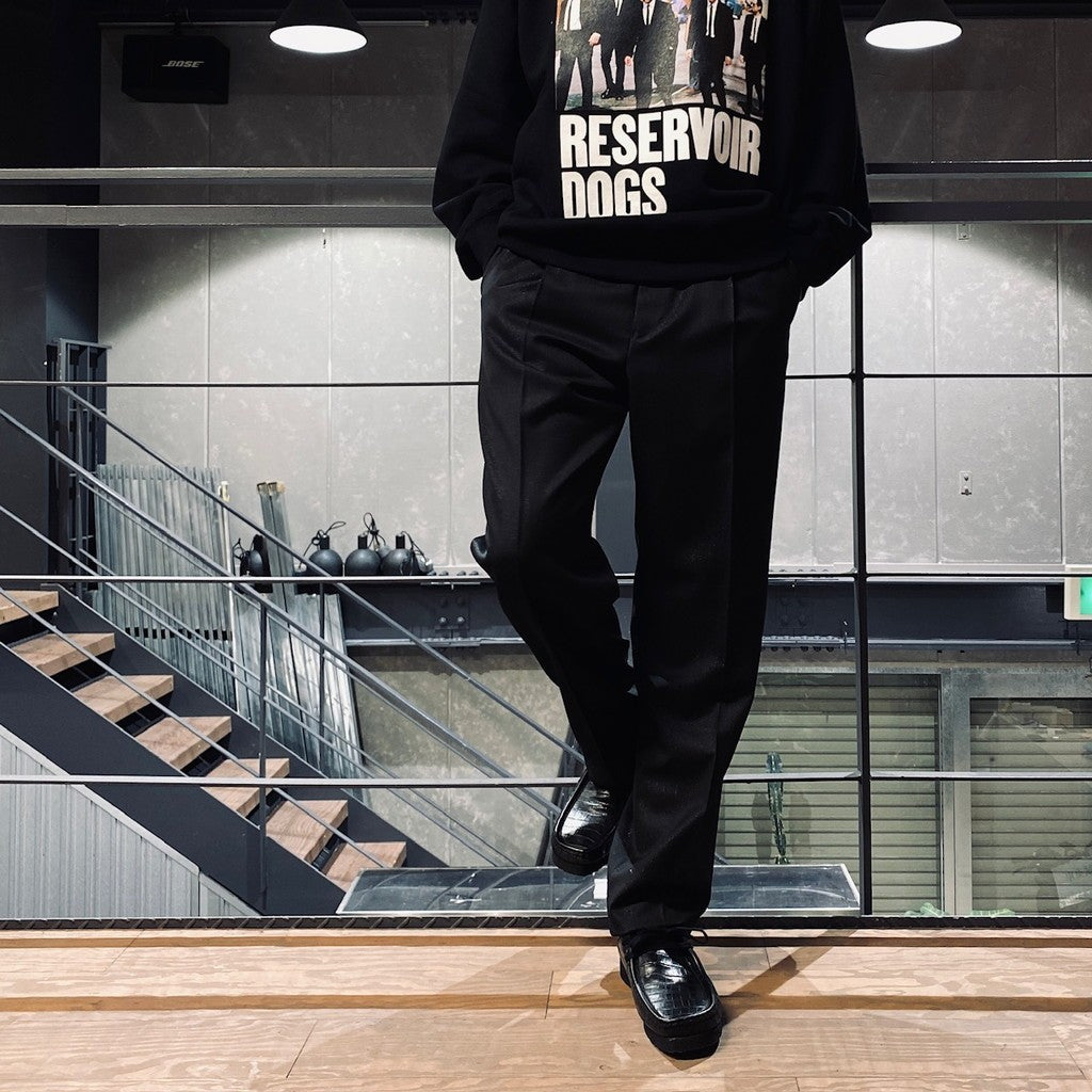 褶襉長褲 - 型號 2- #黑色 [24SSE-WMP-TR05]