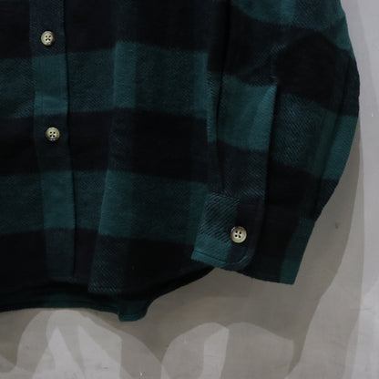 FLANNEL REGULAR COLLAR SHIRT -TYPE 1- #GREEN [24SSE-WMS-RC01]