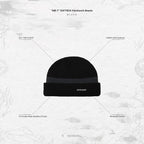 “MB-7”SOFTBOX 拼布毛線帽 #黑色 [GOOPI-23AW-NOV-04]