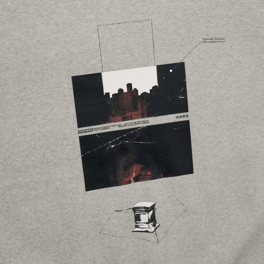 「RE-C01」Ryoiki Exp. 超大圓領毛衣 #M-GRAY [GOOPI-23AW-DEC-03]