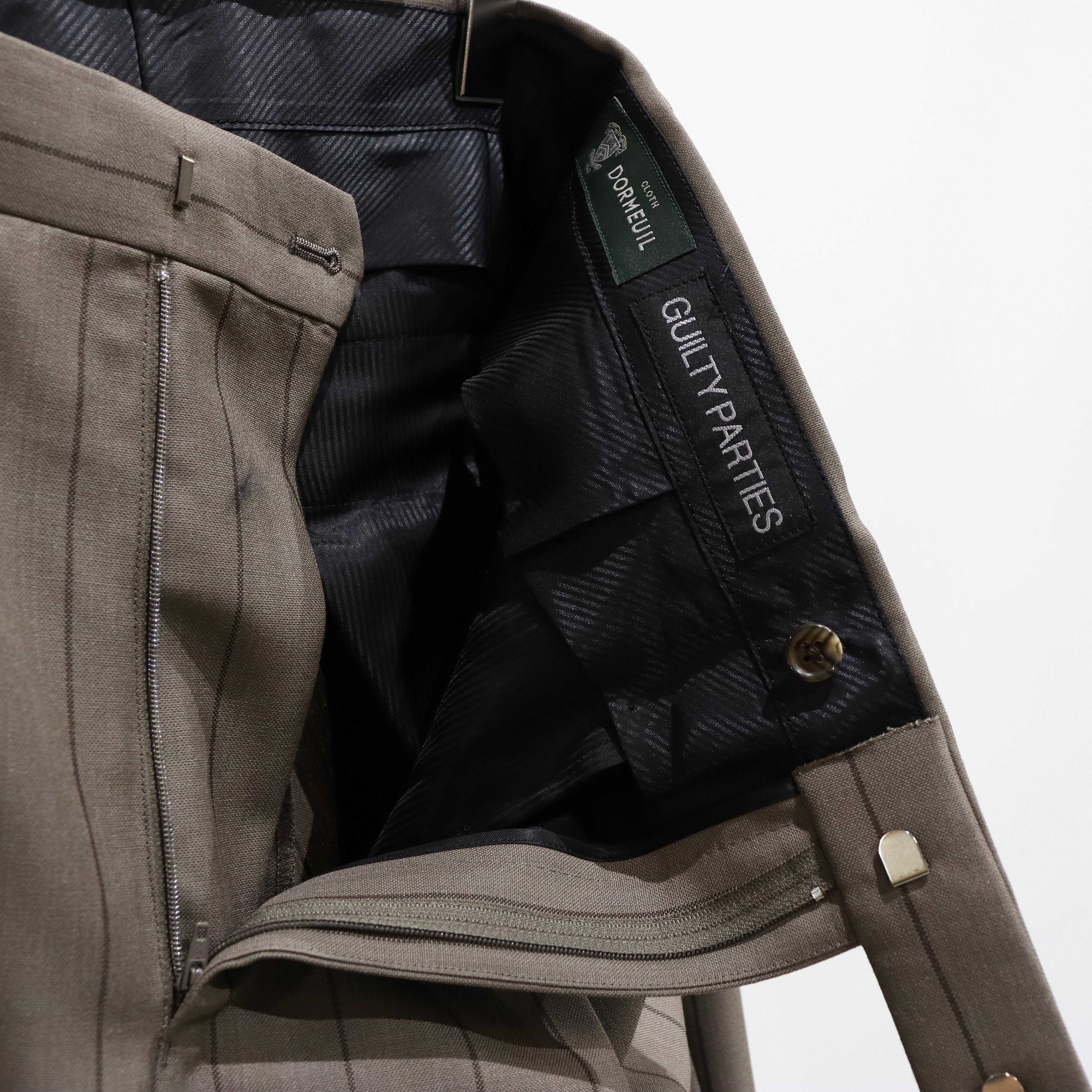 PLEATED TROUSERS -TYPE 2- #GRAY [23FW-WMP-TR23]