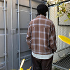 OMBRE CHECK 50'S JACKET -C- -TYPE 1- #BROWN [24SS-WMO-BL18]