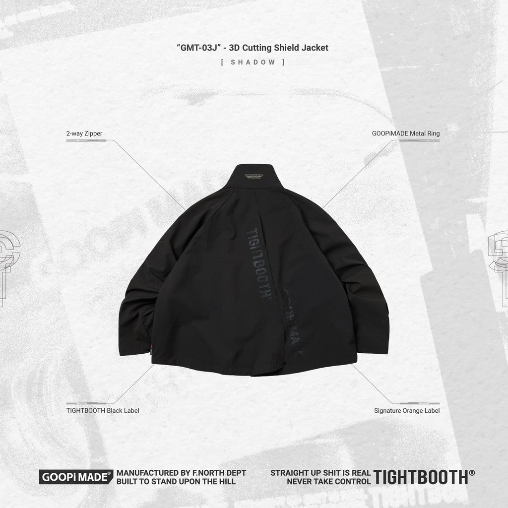 TBPR | “GMT-03J” 3D 切割屏蔽外套#SHADOW [GOOPI-23AW-DEC-TBPR-03]