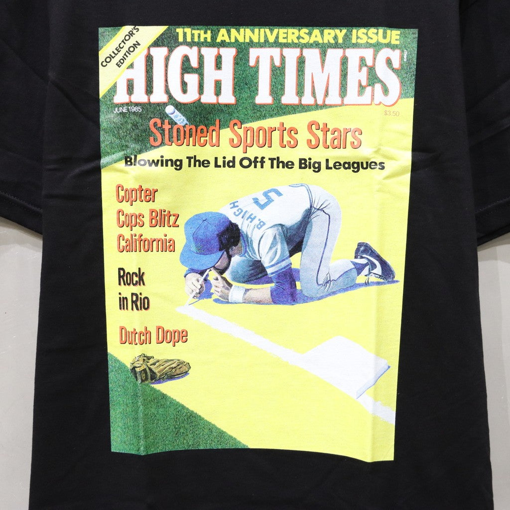 HIGHTIMES | CREW NECK T-SHIRT -TYPE 4- #BLACK [HIGHTIMES-WM-TEE04]