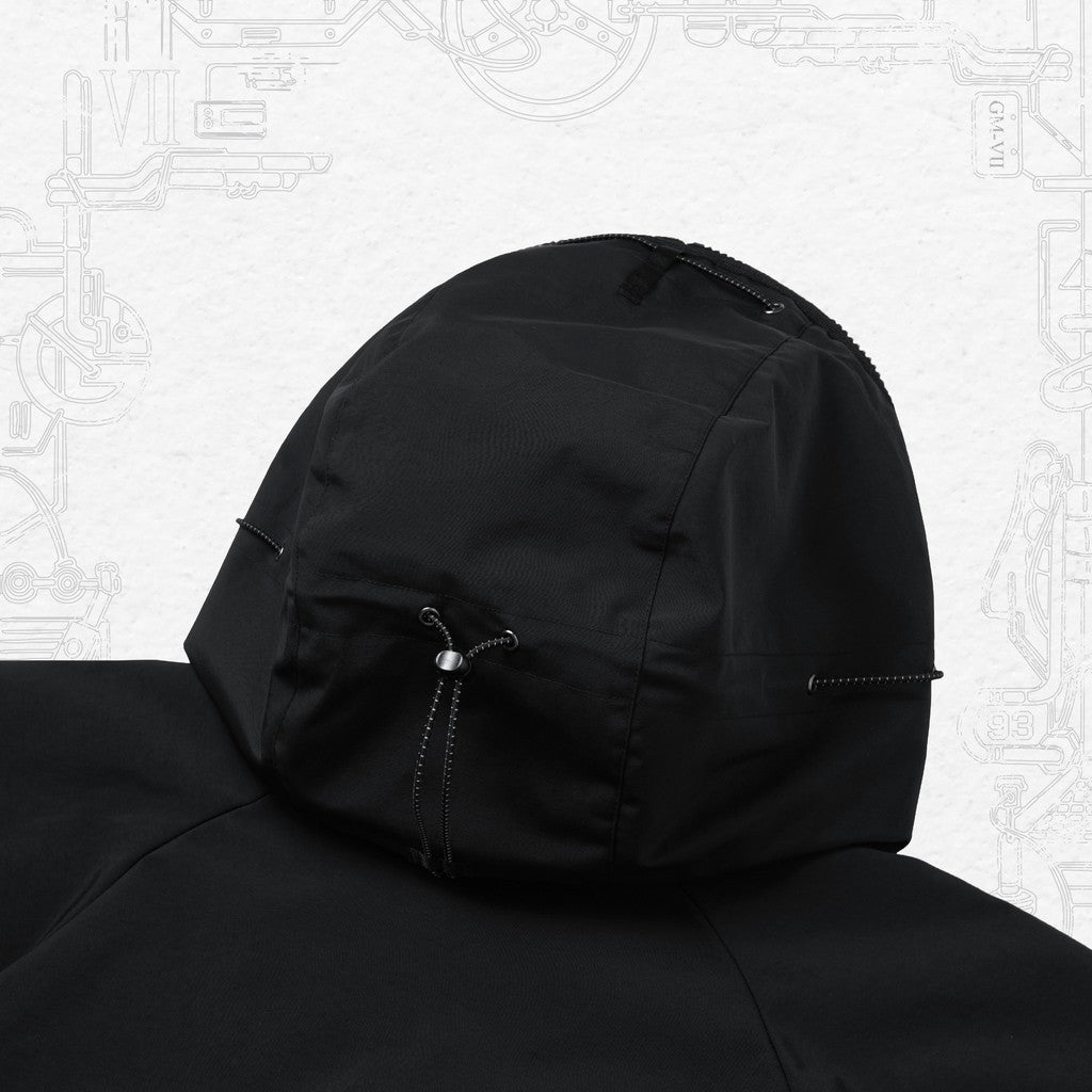 「G7-1K」 Fermion-G Mountain Parka #JET BLACK [GOOPI-23AW-NOV-01]