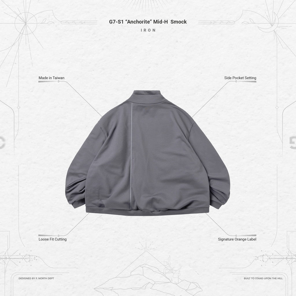 G7-S1「Anchorite」中 H 罩衫 #IRON [GOOPI-23AW-JAN-02]