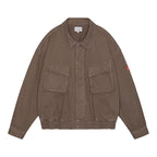 COMMUNITY BUTTON JACKET #BROWN [CES24JK12]