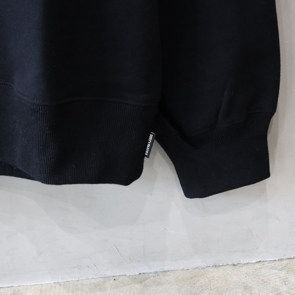 中等重量圓領運動衫 - 類型 1- #黑色 [24SS-WMC-SS13]