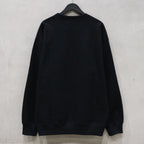 厚重圓領運動衫 - 型號 3- #黑色 [24SS-WMC-SS09]