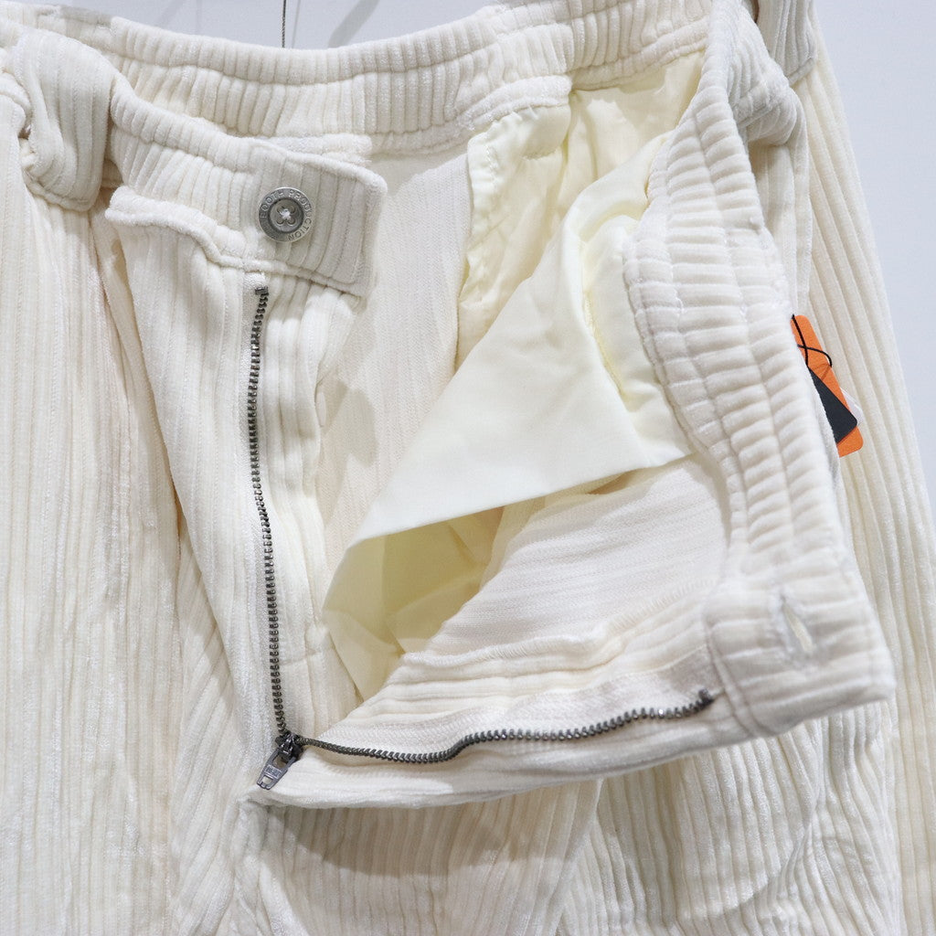 KNIT CORD BALLOON PANTS #WHITE [FW23-B08]