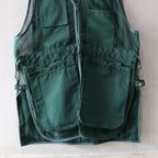 ROPE MESH LONG VEST #GREEN [FSU10241U0001]