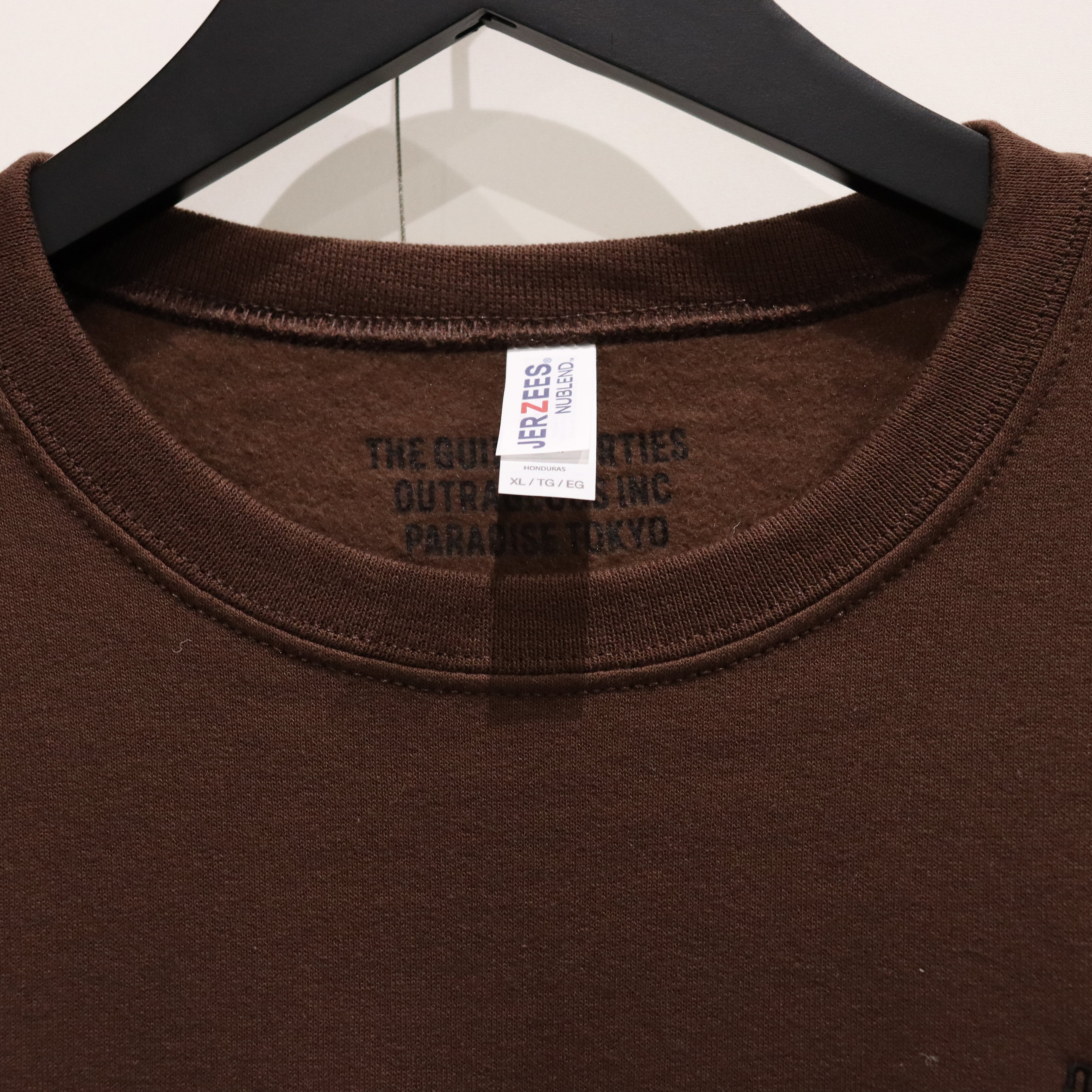 CREW NECK SWEAT SHIRT -TYPE 2- #BROWN [23FW-WMC-SS10]
