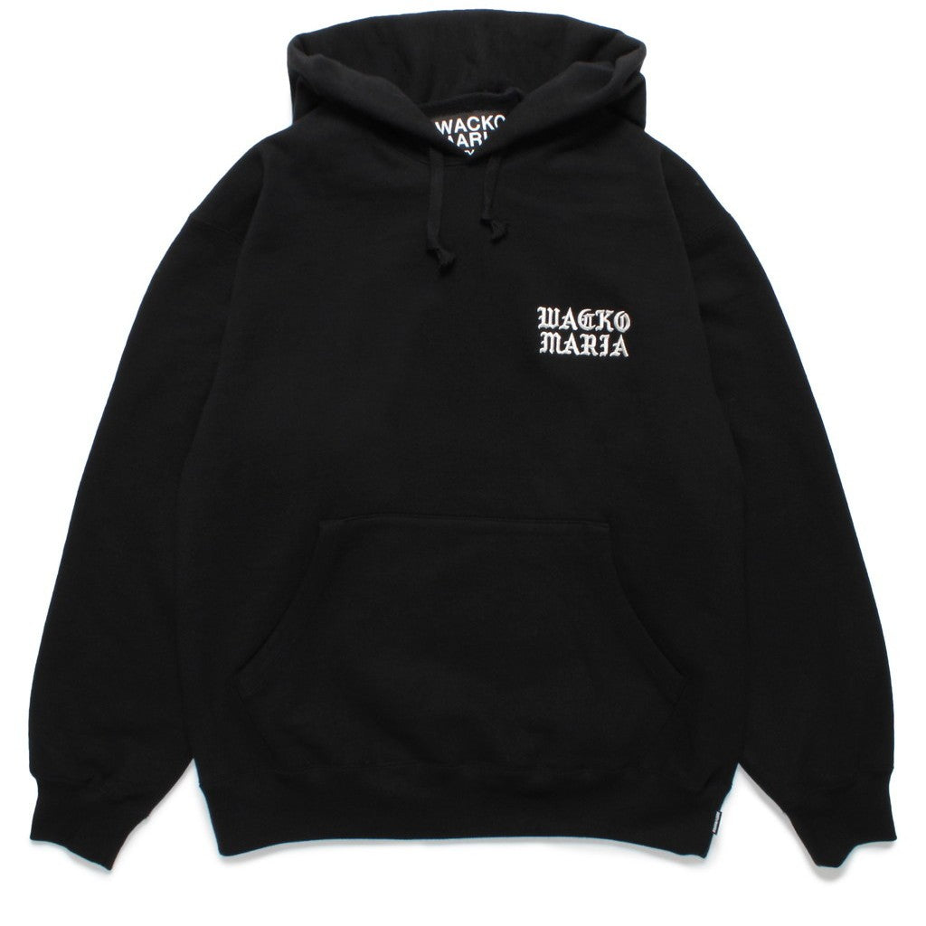 HEAVY WEIGHT PULLOVER HOODED SWEAT SHIRT -TYPE 2- #BLACK [24SS-WMC-SS05]