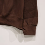 CREW NECK SWEAT SHIRT -TYPE 2- #BROWN [23FW-WMC-SS10]