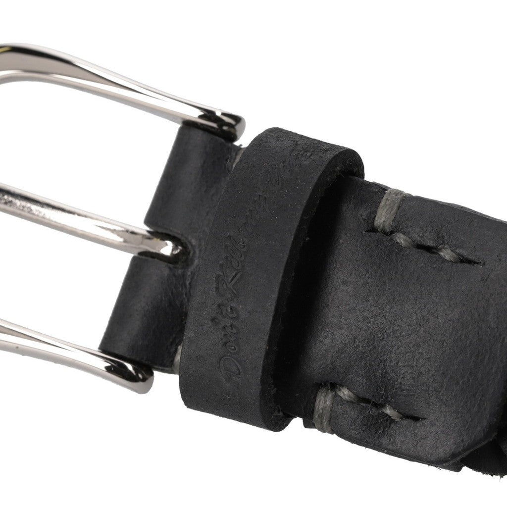 Don't Kill My Vibe 皮革網狀腰帶 #黑色 [SC2410-AC07]