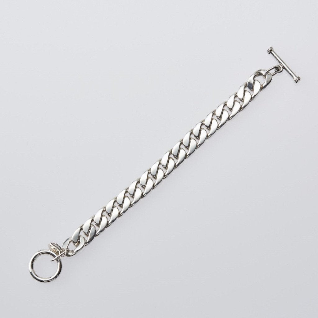 Basic Link Bracelet -14mm- #SILVER [XOB003] – cocorozashi