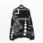 COVID-19 KNIT SWEATER #BLACK [FW23-KN02]
