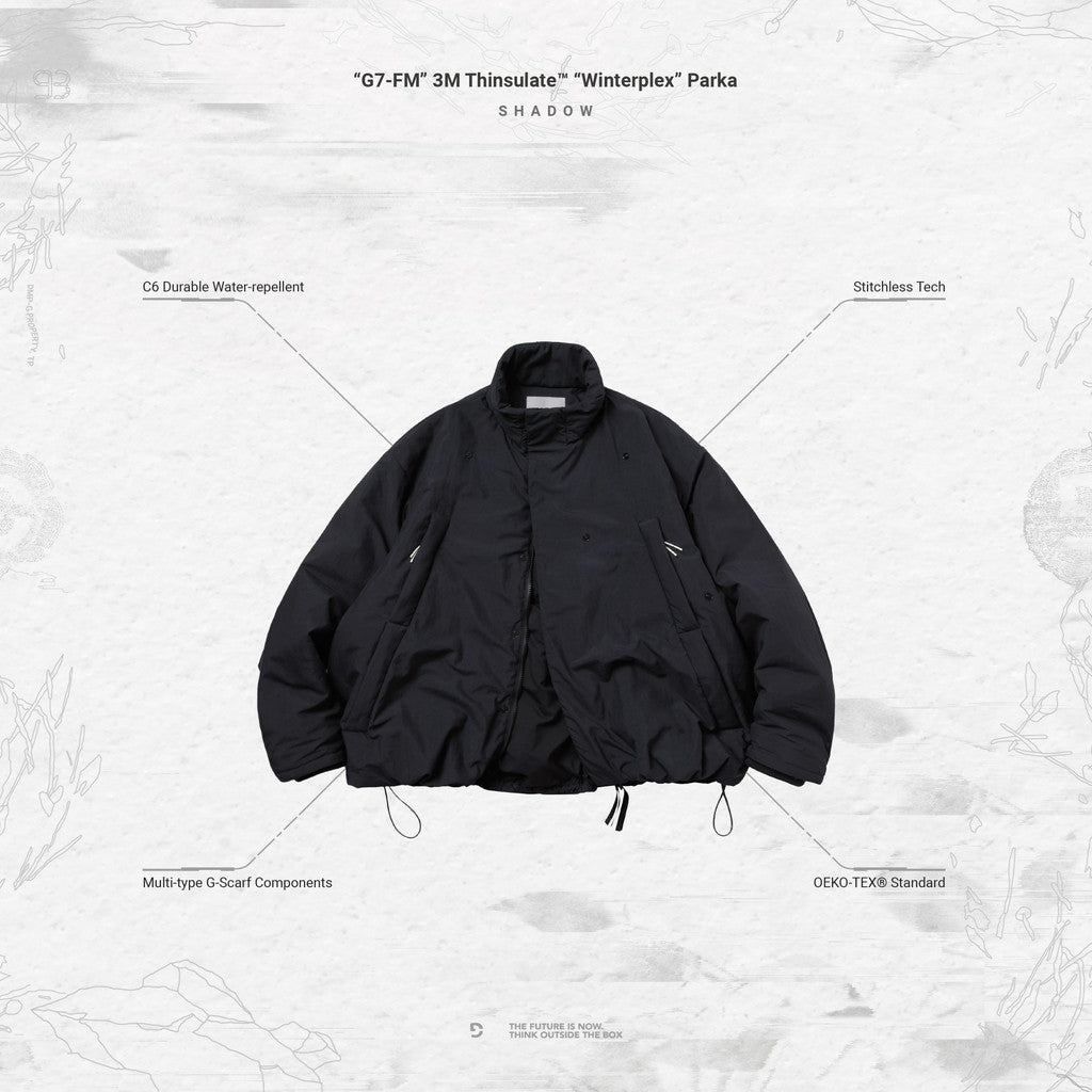 「G7-FM」3M 新雪麗 -Winterplex- 派克大衣 #SHADOW [GOOPI-23AW-DEC-02]