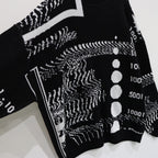 COVID-19 KNIT SWEATER #BLACK [FW23-KN02]