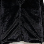 毛皮開襟衫#黑色 [SC2320-CT01]