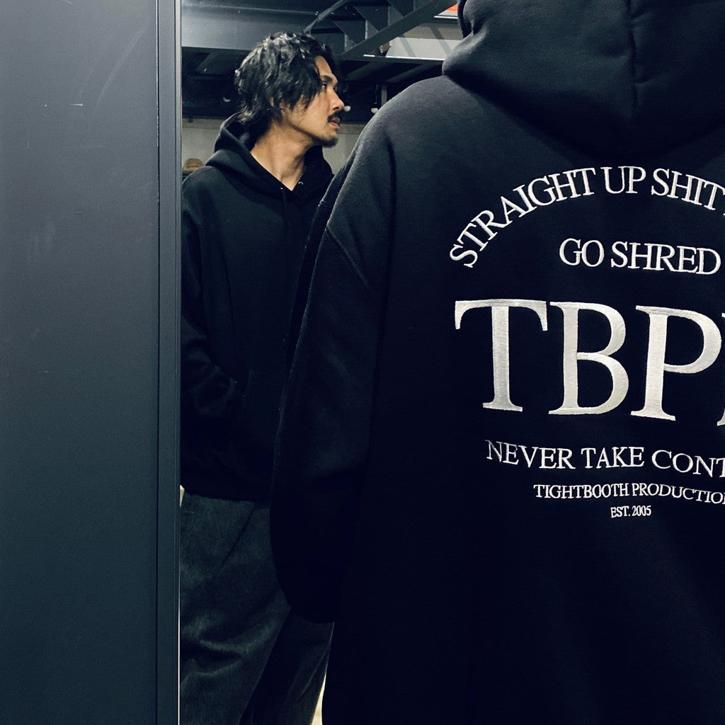 STRAIGHT UP HOODIE #BLACK [FW23-SW03]