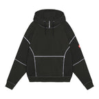 WIDE RIB CUT HEAVY HOODY #BLACK [CES25CS16]