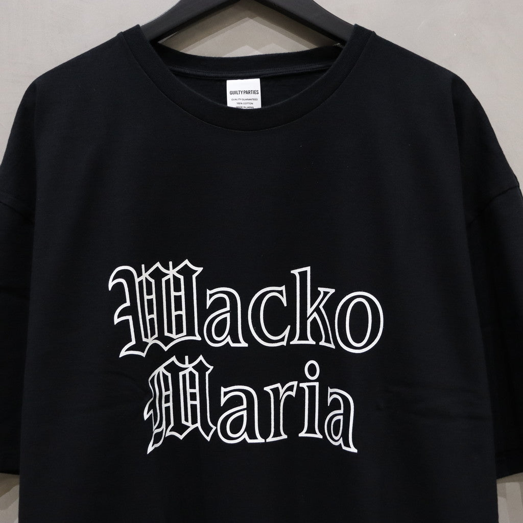 WASHED HEAVY WEIGHT CREW NECK T-SHIRT -TYPE 1- #BLACK [24SSE-WMT-WT01]