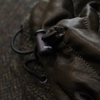 TWEED PUFFY JKT #OLIVE [FW23-JK03]