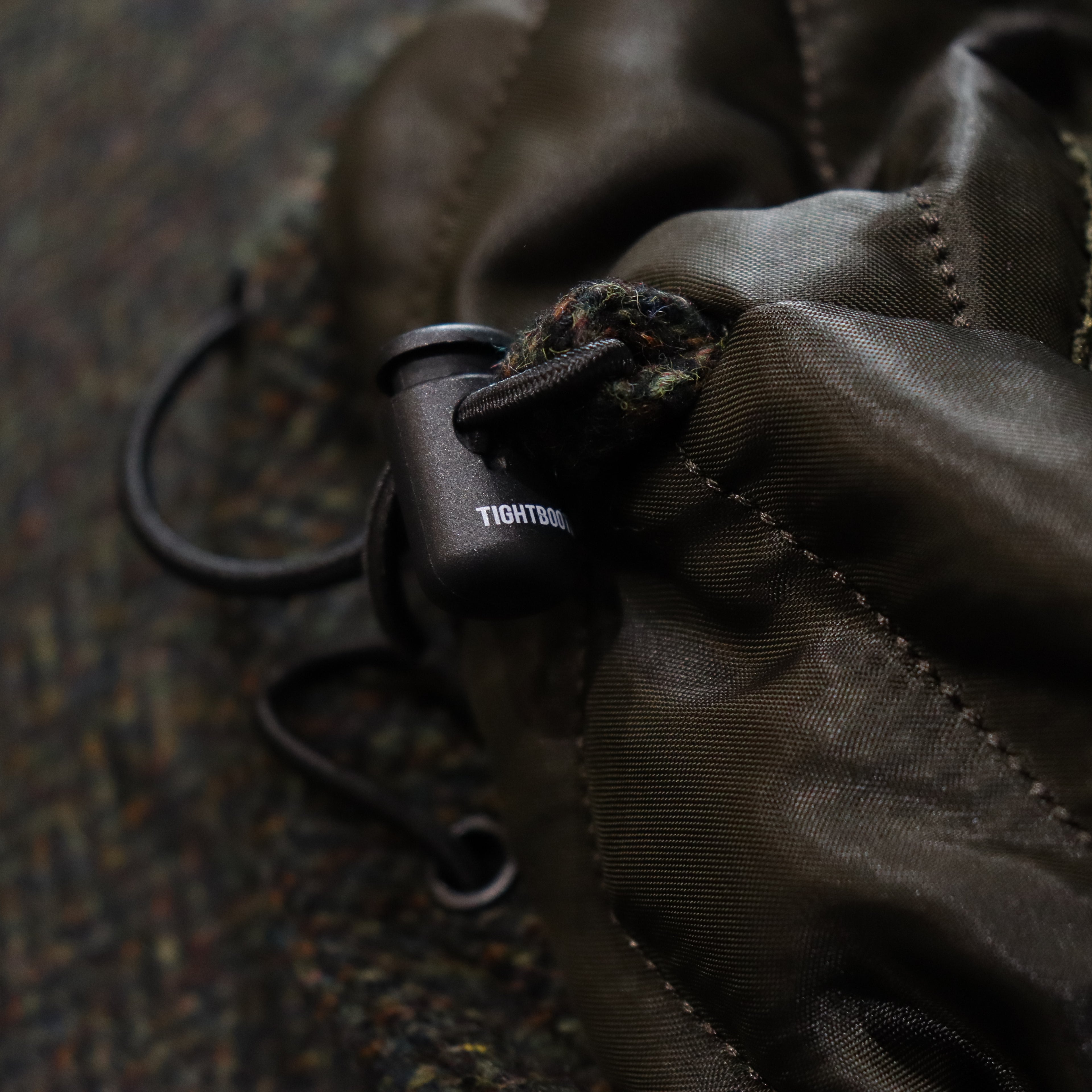 TWEED PUFFY JKT #OLIVE [FW23-JK03]