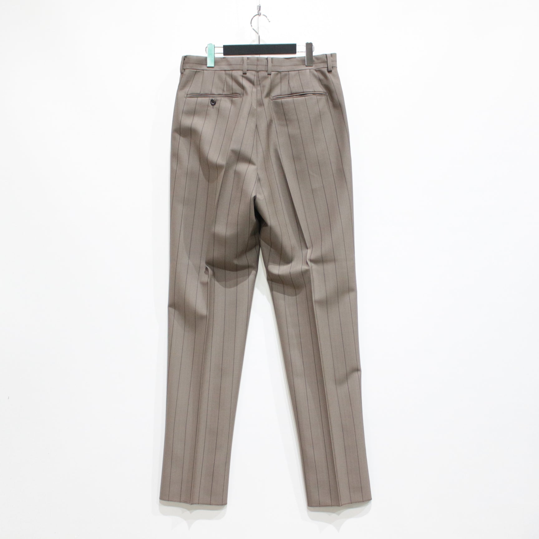PLEATED TROUSERS -TYPE 2- #GRAY [23FW-WMP-TR23]