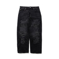 BORO BAGGIE DENIM PANTS #BLACK [24SS-FS-04 / FS1403]