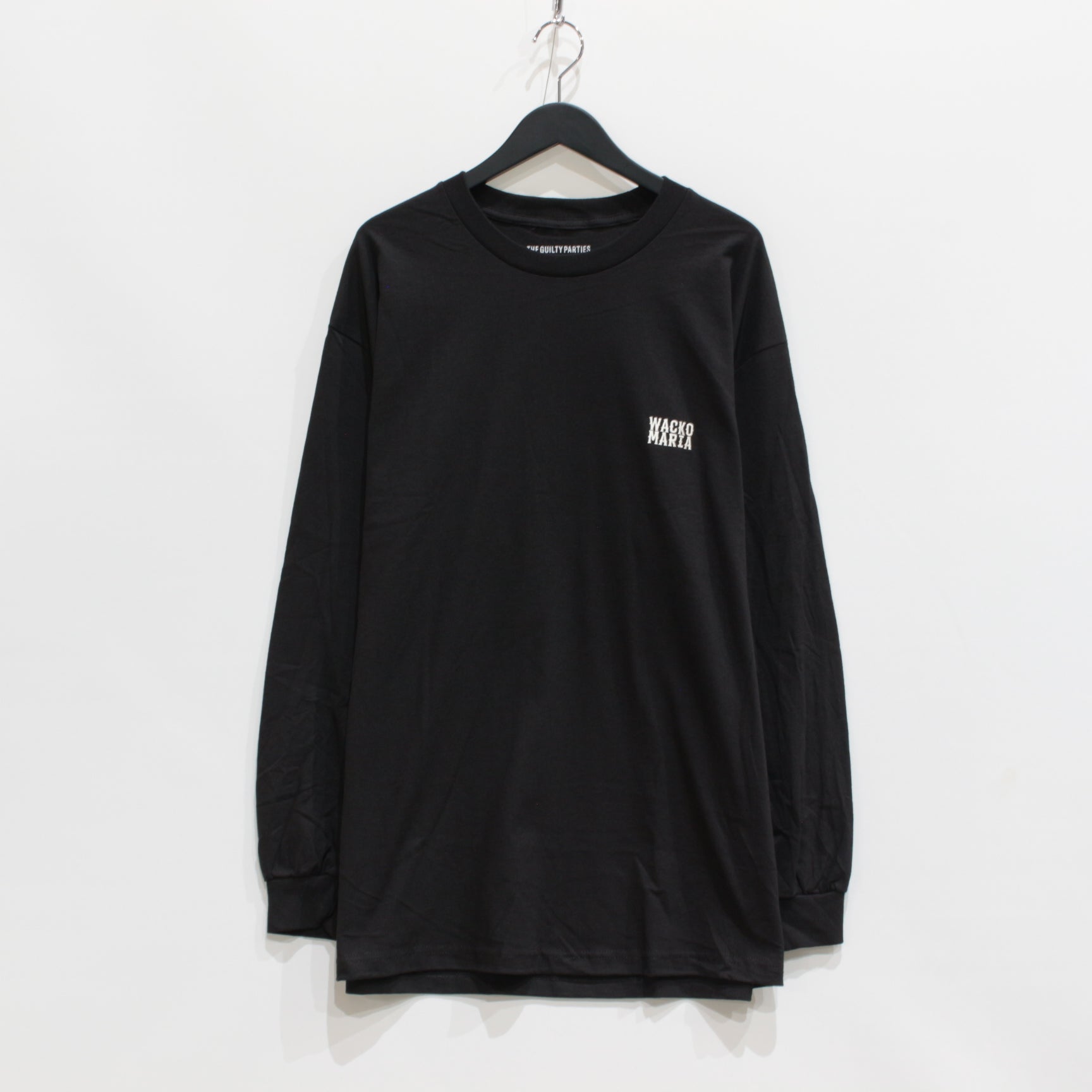 TIM LEHI | CREW NECK LONG SLEEVE T-SHIRT -TYPE 1- #BLACK [23FW-WMT-LT03]