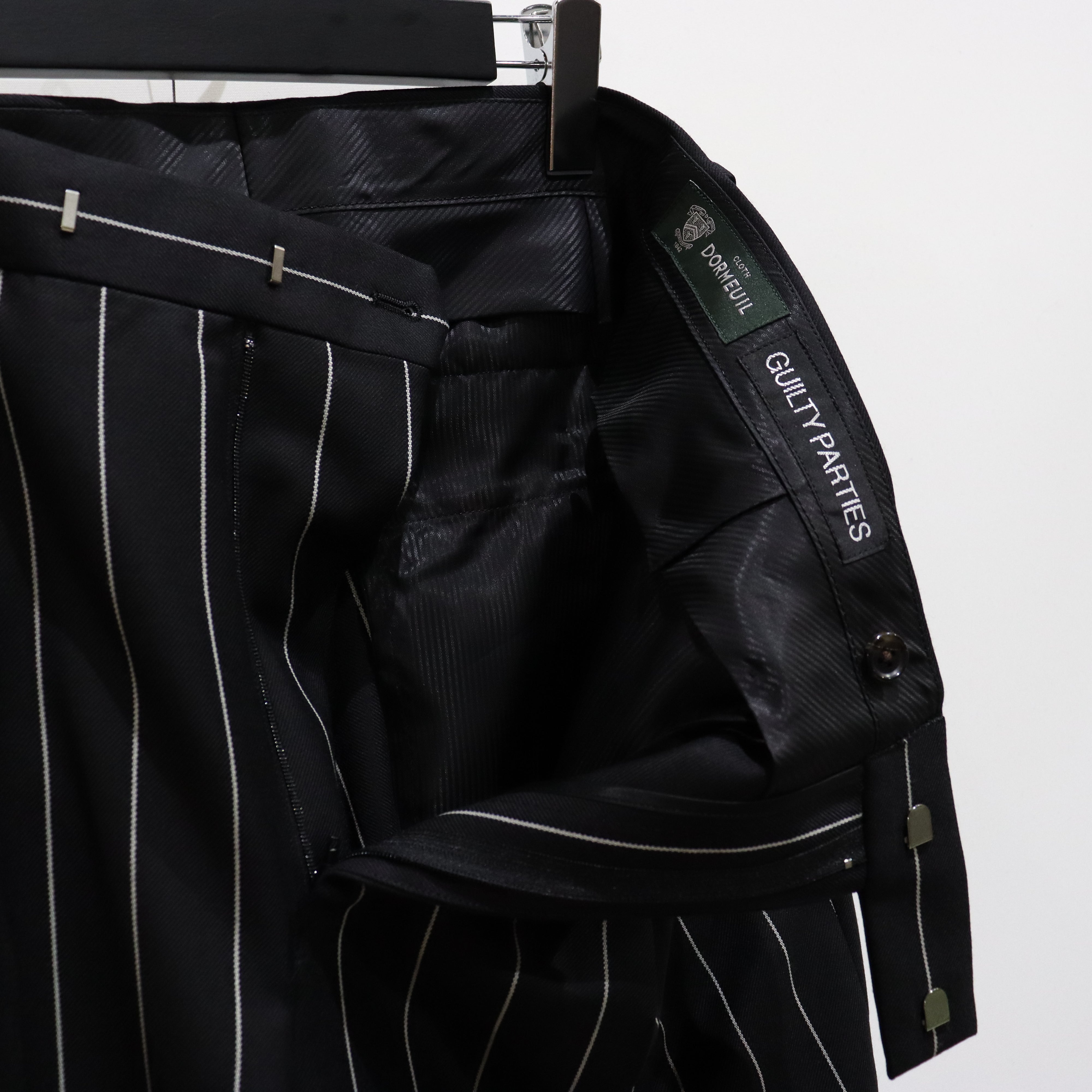 パンツ WACKO MARIA/DORMEUIL [23FW-WMP-TR21] DOUBLE PLEATED TROUSERS #BLACK [23FW-WMP-TR21] - cocorozashi 三重