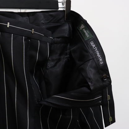 DOUBLE PLEATED TROUSERS #BLACK [23FW-WMP-TR21]