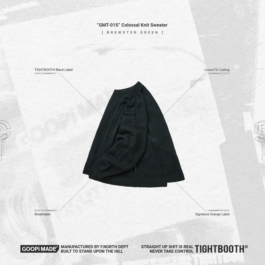 TBPR | “GMT-01S”巨型針織毛衣 #BREWSTER 綠色 [GOOPI-23AW-DEC-TBPR-06]